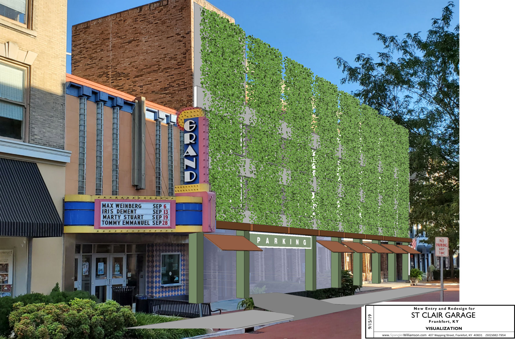 St. Clair parking garage visualization